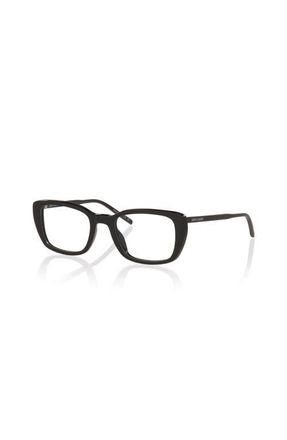 Saint Laurent 49mm Rectangle optical glasses in Black at Nordstrom