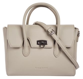 Bugatti Henkeltasche BUGATTI IRIA, Damen, Gr. B/H/T: 27cm x 18cm x 11cm onesize, beige, Polyurethan (PU), unifarben, Taschen Henkeltasche