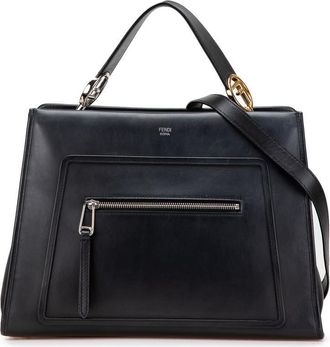 Fendi Pre-owned Fendi Medium Leather Runaway Satchel 8BH343 2IH 179 8465