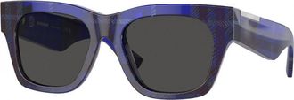 Burberry Womens BE4424 52 411487 Sunglasses - Blue - One Size