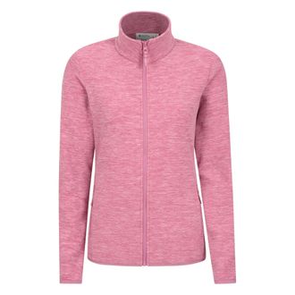 Mountain Warehouse Dames/Dames Snowdon II Melange Full Zip Fleecejack (Roze)