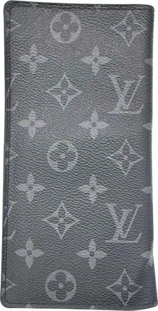 Louis Vuitton Black Monogram Eclipse Noir Monogram Eclipse Long Wallet (Bi-Fold) (Pre-Owned)