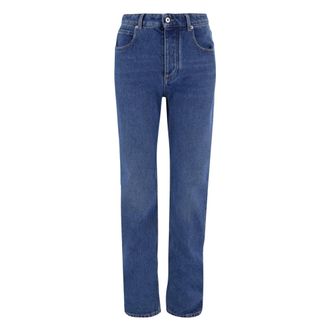 Bottega Veneta Jeans, Dames, Blauw, 2Xs, Katoen, Straight Jeans