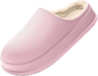 Generic Bjork Cloud Slippers,Memory Foam Fuzzy Wool-Like Plush Fleece Lined House Shoes,Anti-Slip Winter Warm Comfortable (Pink, Adult, Women, 6.5, Numeric Ra