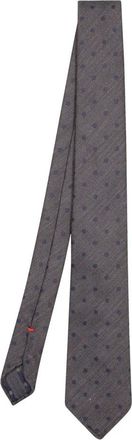 Dell'Oglio Pittsf 435 05 Stropdas - Heren - Stropdassen - Bruin - ONE Size - Accessoires