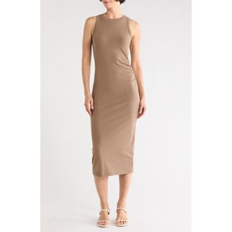 Vince Side Drape Tank Dress in Desert Wind at Nordstrom Rack, Size X-Large