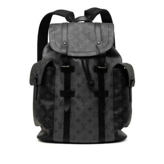 Louis Vuitton Pre-owned Canvas Backpack - Heren - Pre-owned - Grijs - Maat: ONE Size