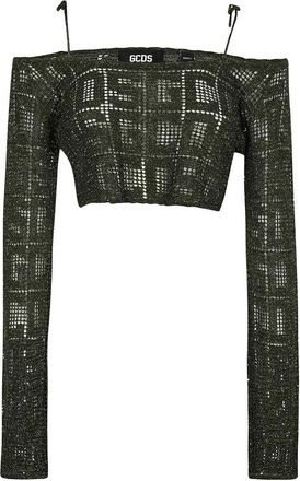 GCDS Knitted Crop Top