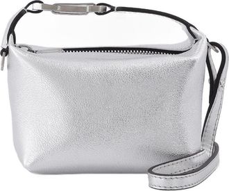 E&eacute;ra Winziger Mondsack in silbernen Leder