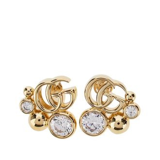 Gucci GG Marmont earrings with zirconia Woman One Size