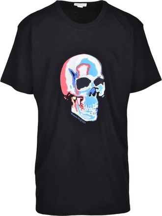 Alexander McQueen T-Shirts, male, Black, XL, tshirt