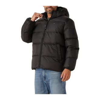Tommy Jeans TJM Essential Down Jacket - Heren - Jassen - Zwart - Maat: XL