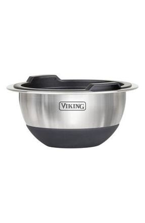 Viking 8-Piece Stainless Steel Bowls with Lids Set in Black at Nordstrom Rack
