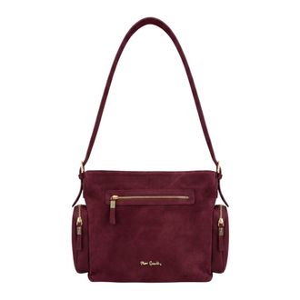 Pierre Cardin Schoudertas - Dames - Schoudertassen - Rood - ONE Size - Leer - Tassen