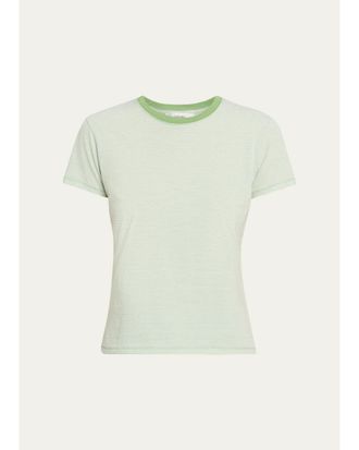 Frame Denim The Striped Baby Tee