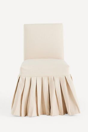 Anthropologie Layla Ruffle Slipcover