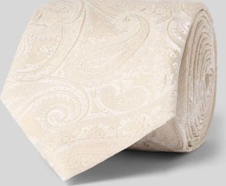 HUGO BOSS Krawatte aus Seiden-Mix in Offwhite, Gr&ouml;&szlig;e 1