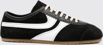 Dries Van Noten Low Top Bicolor Smooth and Suede Calfskin Sneakers