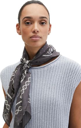 Marc O'Polo Modeschal MARC OPOLO, Damen, multi, stormy sky, Baumwolle, Modet&uuml;cher Modeschal, aus reiner Bio-Baumwolle, quadratisch, ca. 85 x 85 cm