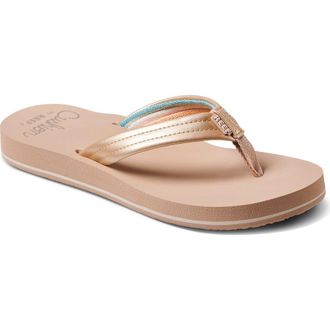Reef Cushion Breeze Flip Flop in Golden Hour at Nordstrom, Size 8