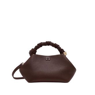 Ganni Small Bou Bag - Dames - Handtassen - Bruin - ONE Size - Polyester - Tassen