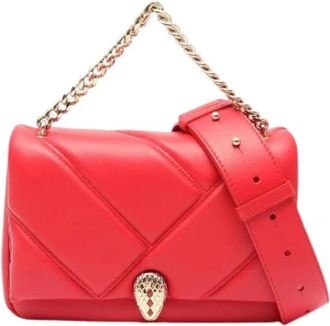 Bulgari Pre-owned Borsa a Mano 2way in Pelle Serpenti Cabochon - - Pre-owned - Donna - Rosso - ONE SIZE