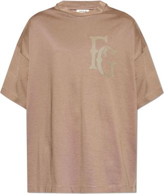Fear of God Cotton Rayon 43 Short Sleeve Tee - Heren - T-shirts - Bruin - M - Rayon - Tops
