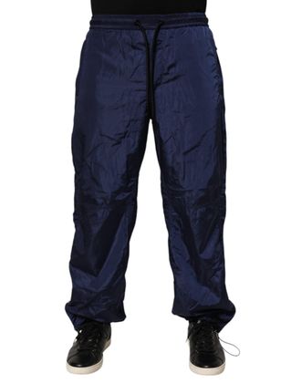 Dolce & Gabbana Nylon Straight-Leg Joggers - Blue