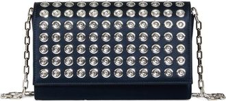 Christian Louboutin Paloma Clutch in Zaffiro/Silver at Nordstrom