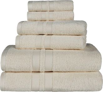 Superior Solid Cotton 6-Piece Towel Set in Ivory at Nordstrom Rack, Size 6 Piece Set