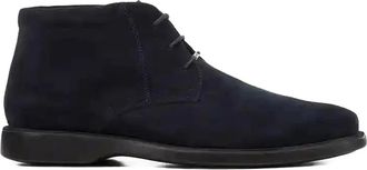 Geox Brayden 2fit Abx lace-up fastening suede boots - Blue