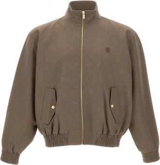 Dr&ocirc;le de Monsieur Heren, Jassen, Bruin, Maat: L Flanel