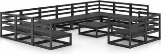 vidaXL Vidaxl - 13 Piece Garden Lounge Set Solid Pinewood