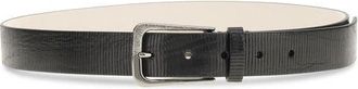Brunello Cucinelli Womens Black Calf Leather Bos Taurus Regular Belt