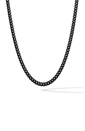 Vincero Onyx Chain Necklace in Black at Nordstrom, Size 22