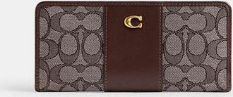 Coach Essential Slim Wallet In Signature Jacquard