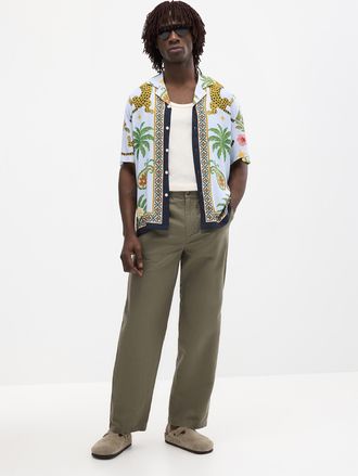 Le 31 Mens Cotton-linen pant New York fit - Droite