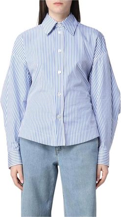 Bottega Veneta Mujer, Blusas y Camisas, Azul, Talla: S