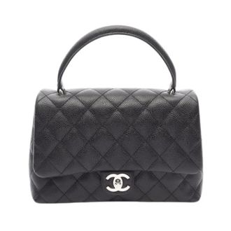 Chanel Pre-owned Vintage Handbag - Dames - Pre-owned - Zwart - Maat: ONE Size Leer