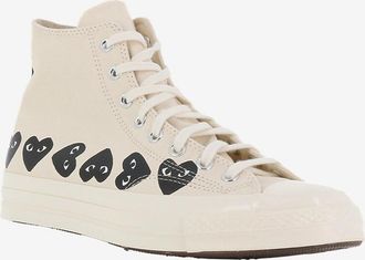 Comme Des Garçons Hohe Sneakers aus Segeltuch Chuck 70 CDG Hi