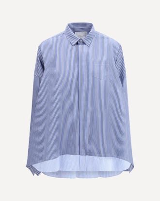 sacai Striped poplin Shirt Female 2