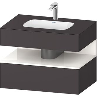 Duravit Qatego Lavabo Encastrado Con Base De Lavabo Consola, - Duravit