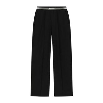 Guess Broeken, Dames, Zwart, M, Polyester, Viscose-blend joggingbroek