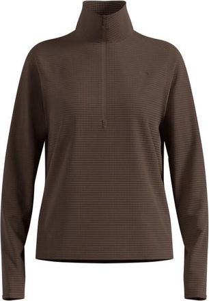Odlo Mid Layer 1/2 Zip Essential Thermal Laufshirt f&uuml;r Damen | braun