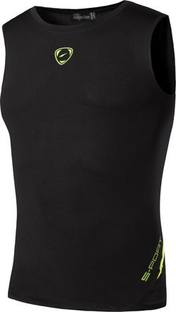 Jeansian Mens Sport Compression Sleeveless T-Shirt Tank Top Vest LSL208 Black XL