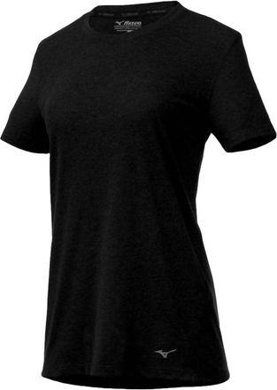 Mizuno Womens Inspire Tee In Pure Black