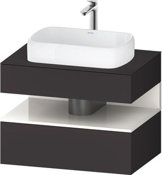 Duravit Duravit Qatego Consola Mueble Bajo Lavabo, 1 Extra&iacute;ble, 1 Caj&oacute;n