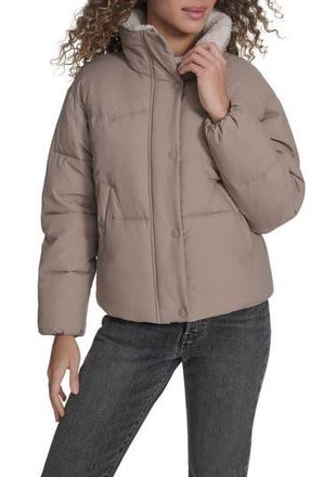 Levi's Western Puffer Jacket in Taupe at Nordstrom Rack, Size Large