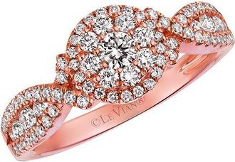 Le Vian 14K Rose Gold 0.65 Ct. Tw. Diamond Ring