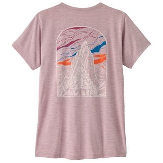 Patagonia Cap Cool Daily Shirt Cloud Crag Funktionsshirt f&uuml;r Damen | rosa